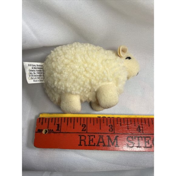 McDonald's Toy  Babe MAA Sheep Mini Plush Animal Vintage 1995 - Picture 11 of 11